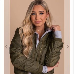 Green Bomber Jacket